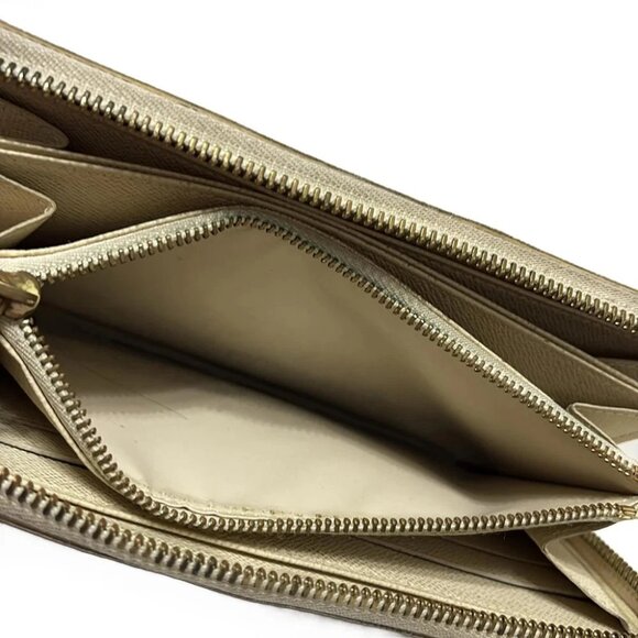 LOUIS VUITTON Zippy Wallet Azur Damier Long Wallet - Picture 4 of 5